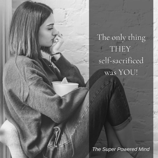 The only thing they self-sacrificed was YOU...