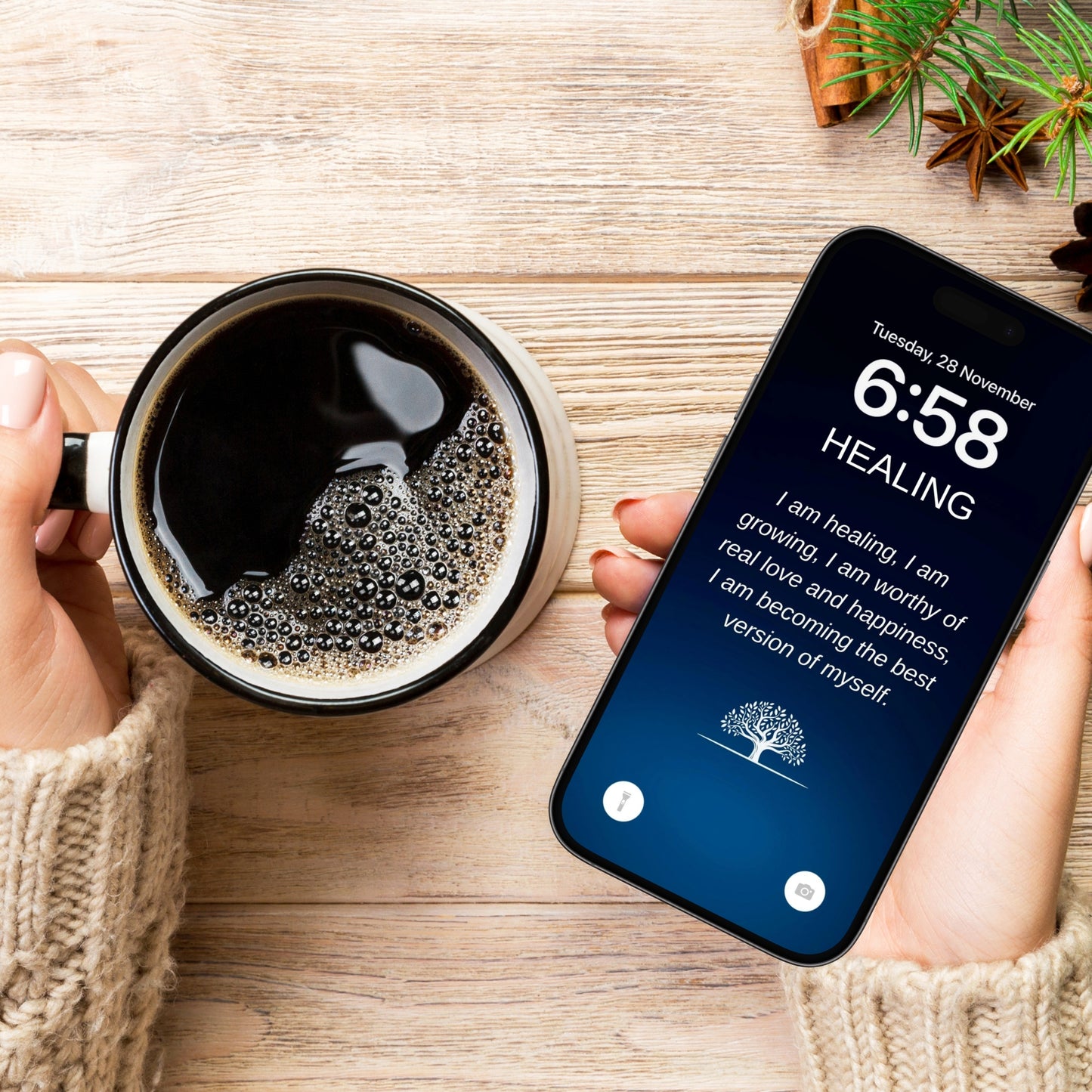 100 Affirmations Wallpapers For Your Phone - Sapphire Edition