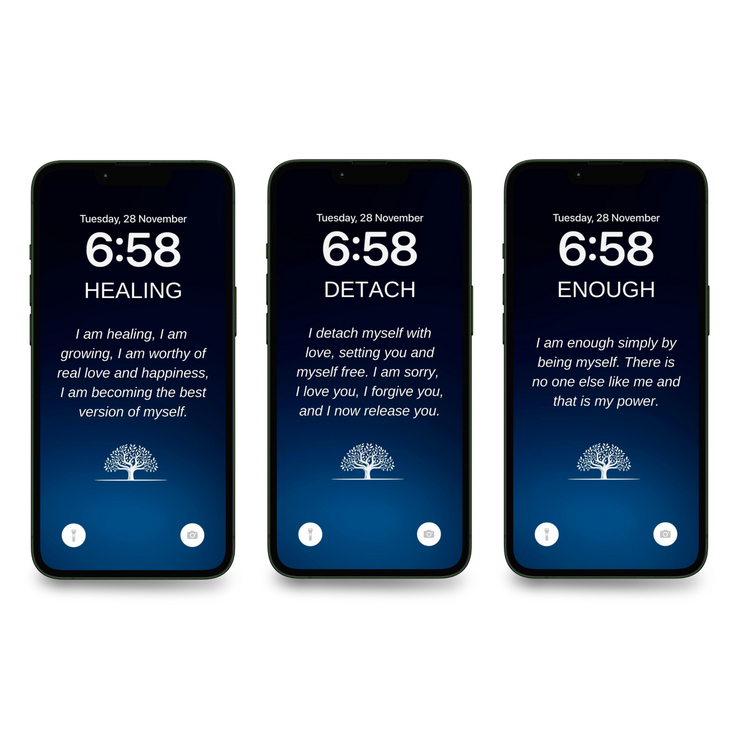 100 Affirmations Wallpapers For Your Phone - Sapphire Edition