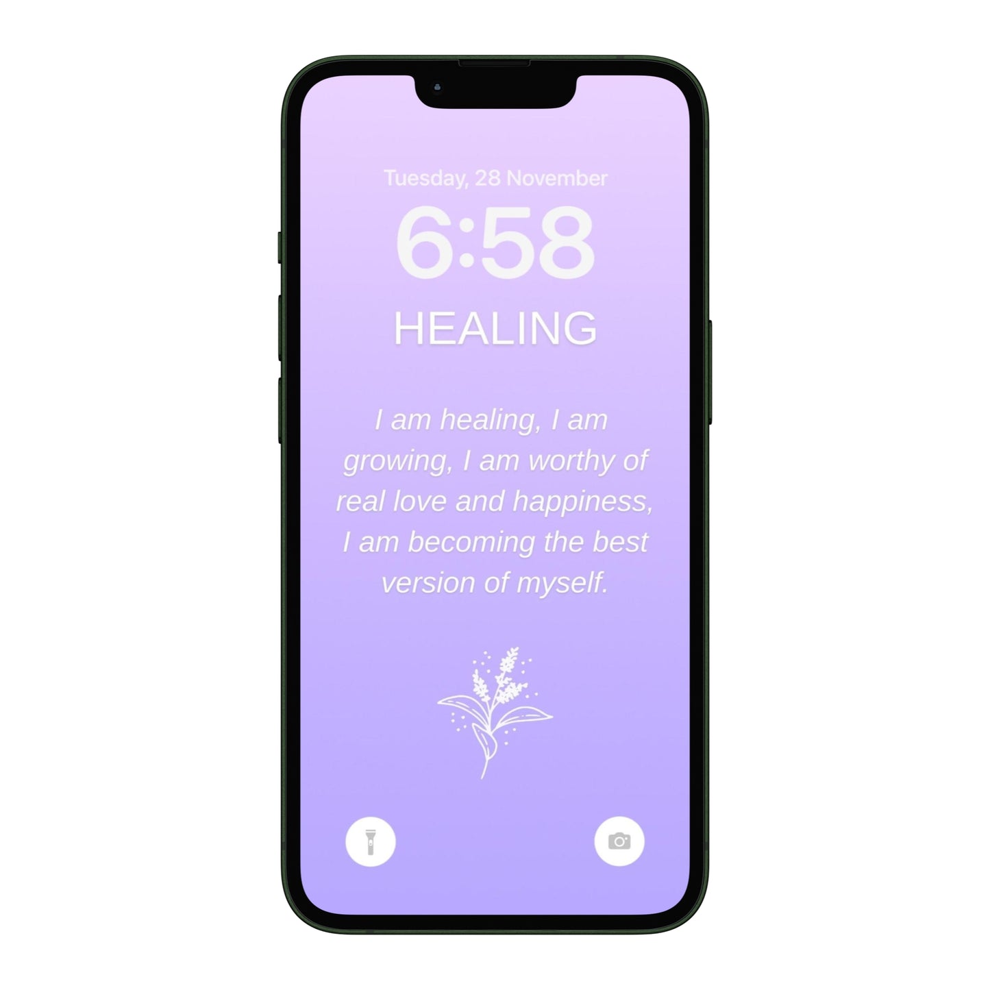 100 Affirmations Wallpapers For Your Phone - Lavender Edition