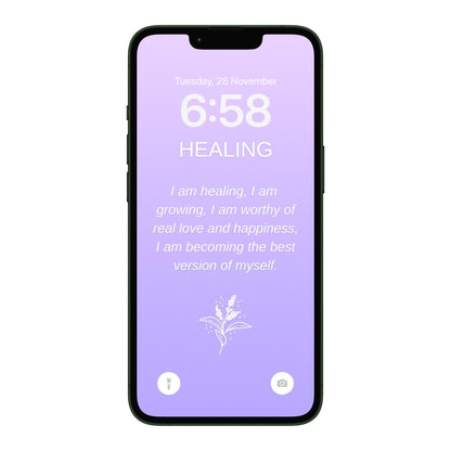 100 Affirmations Wallpapers For Your Phone - Lavender Edition