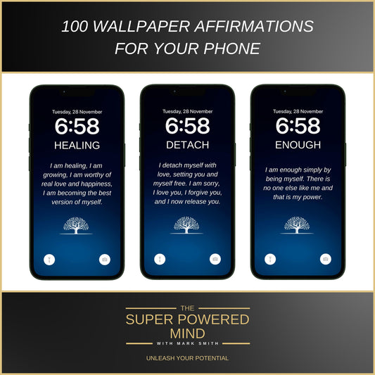 100 Affirmations Wallpapers For Your Phone - Sapphire Edition